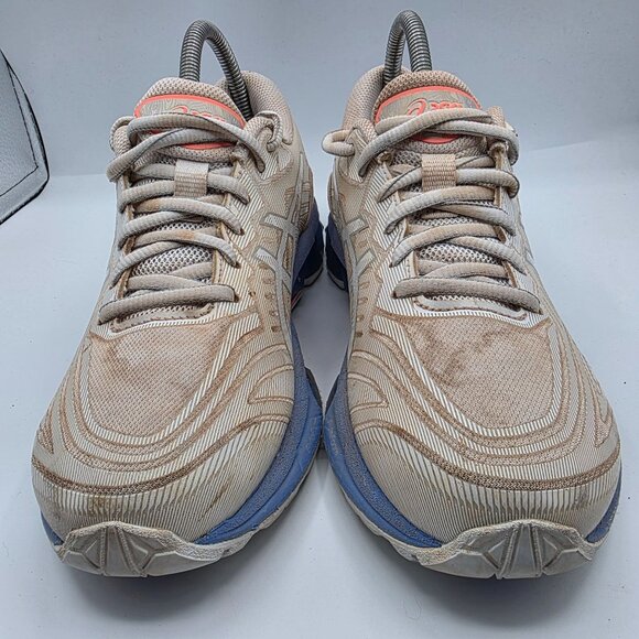 Asics Gel Quantum 360 7 Womens Size 8 White Blue Athletic Shoes Walking Outdoors - Picture 2 of 13